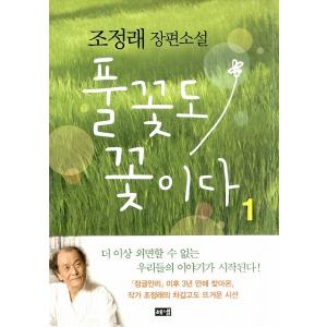 韓国語の小説　『野花も花だ 1 』 著：チョ・ジョンネ（ハングルの本）