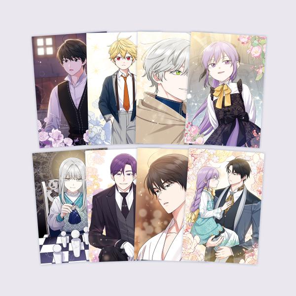 韓国 コミック グッズ『養女の役をうまくやり過ぎました はがきセット』公式グッズ