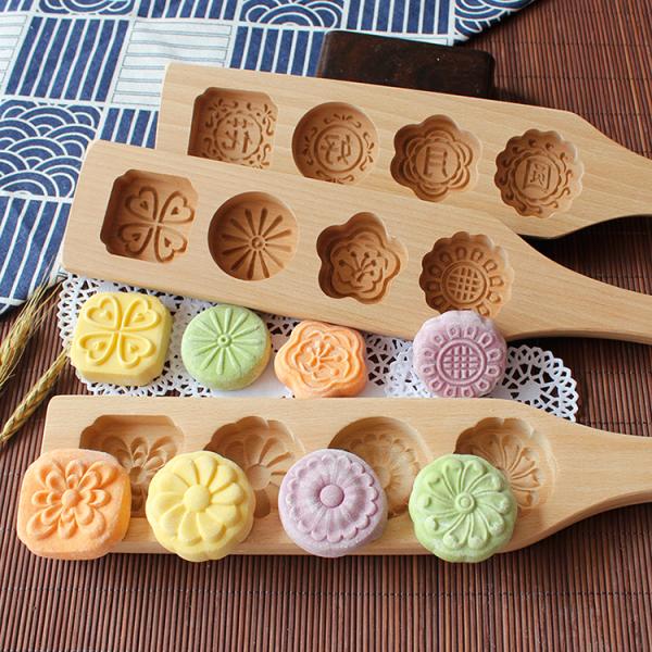 韓国/中国 伝統菓子 薬菓 ダシク型（茶食型）ダシク板 道具 もち トック 月餅 模様型 和菓子（1...