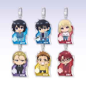 俺だけレベルアップな件 キーリング キーホルダー 5個コンプリート 韓国限定 コミック グッズ『俺だけレベルアップな件 スタンディング