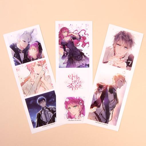 韓国 コミック グッズ『悪役のエンディングは死のみ 半透明フレームステッカー vol.1』公式グッズ