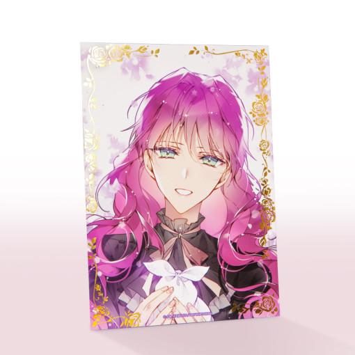 韓国 コミック グッズ『悪役のエンディングは死のみ イラスト色紙 Vol.1』公式グッズ（※先着順P...