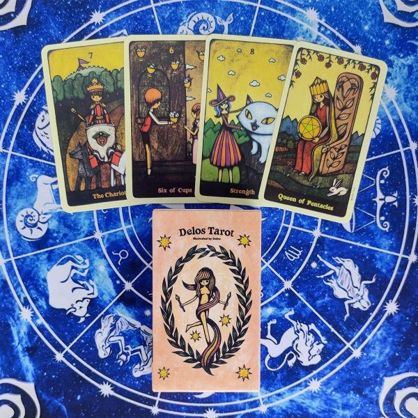 ★わけあり値引き★デロス タロットカード Delos Tarot（英語版：香港産）カード78枚 モデ...