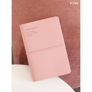 韓国 文具『スタディ・チェッカー バンド型（6か月用）ピンク』Study Checker Plann...