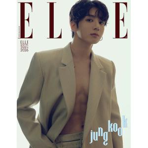 韓国 雑誌 ELLE Korea 2026年 1月号 表紙、主要記事：BTS (防弾少年団) のジョングク (JUNG KOOK) Hタイプ