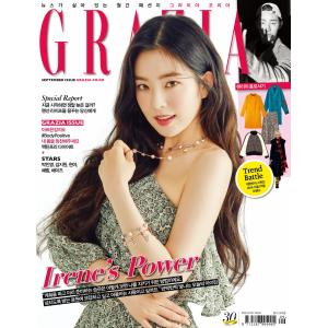 韓国 芸能 雑誌 GRAZIA（グラーツィア） 2018年 9月号 (Red Velvetのアイリーン表紙/ヘンリー、パク・ミニョン、キム・ジウォン、ヒョナ、ヘリム、Heize記事)｜niyantarose