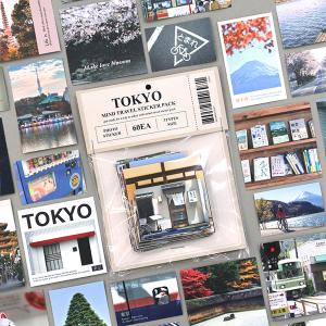 心の旅 東京 ステッカーパック Mind Travel Tokyo Sticker Pack  韓国輸入品シール｜niyantarose