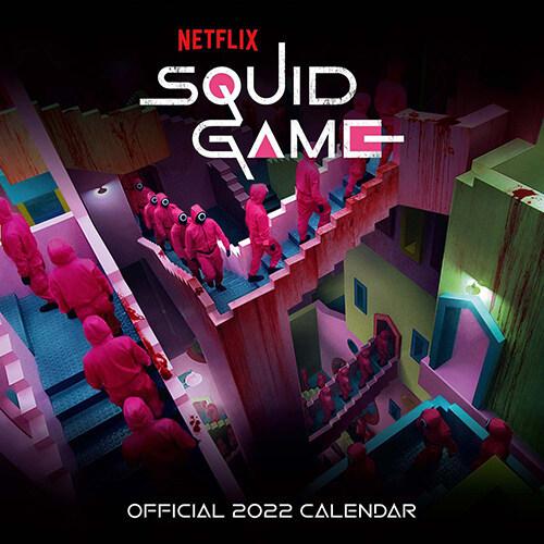 韓国ドラマグッズ Netflix 「イカゲーム Squid Game」 2022 壁掛け カレンダー...