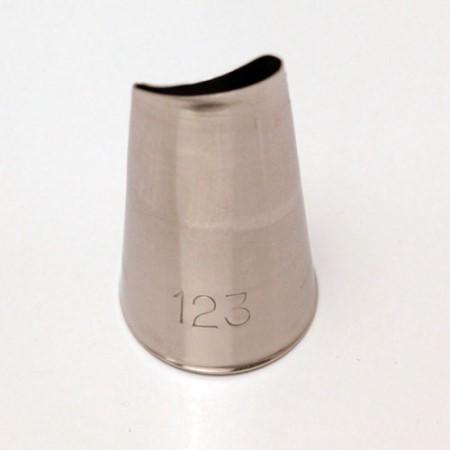 模様 口金 チップ 123 番 生 クリーム 絞り デコレーション フラワーケーキ 製菓用 料理用（...