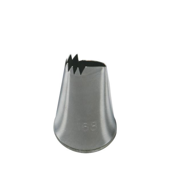 模様 口金 チップ 168 番（左利き用） 生 クリーム 絞り デコレーション フラワーケーキ 製菓...