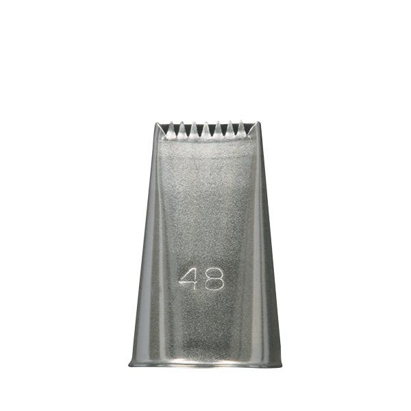 模様 口金 チップ 48 番 生 クリーム 絞り デコレーション（ブッシュドノエル/切り株ケーキ/ク...