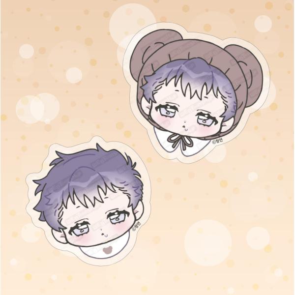 韓国 コミック グッズ『キミを探す波  パンウリ（たま/イホ）のアクリルスマホグリップ（2種類から1...