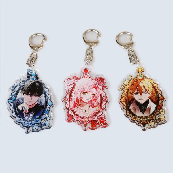 韓国 コミック グッズ『ある継母のメルヘン アクリルキーリング（3種類から一つ選択）』公式グッズ