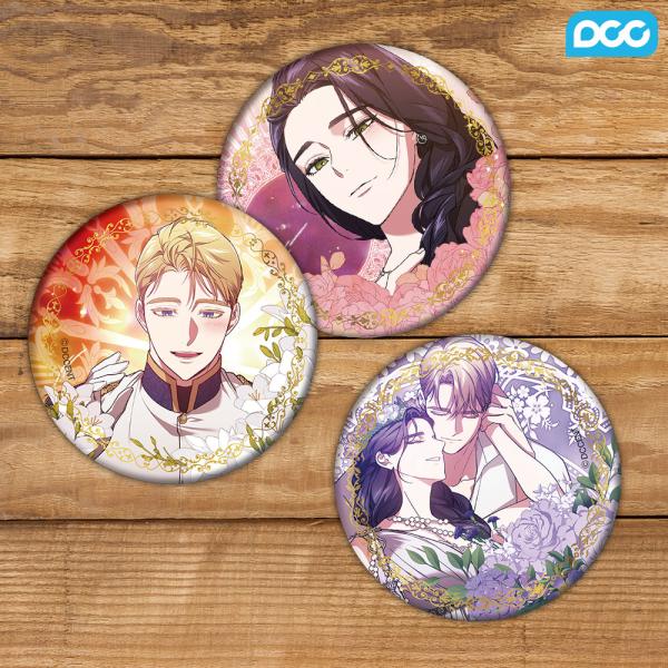 韓国 コミック グッズ『この結婚はどうせうまくいかない 缶バッジ（3種類から一つ選択）』公式グッズ