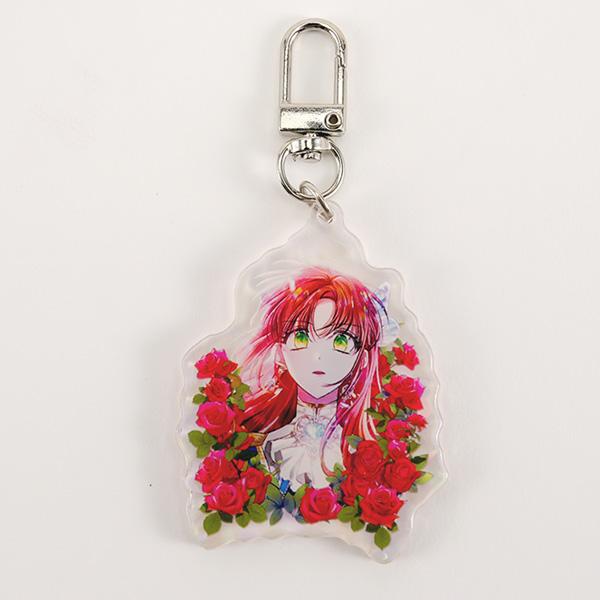 韓国 コミック グッズ『旦那が美貌を隠す訳 アクリルキーリング レティーシャ 』公式グッズ