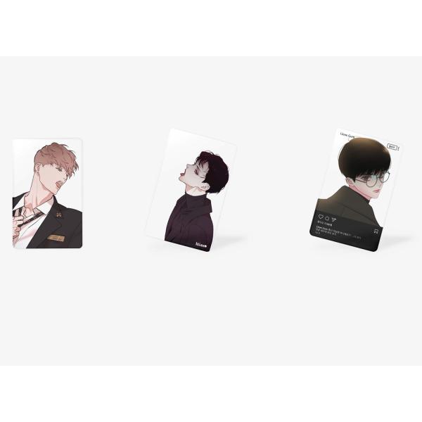 韓国 コミック グッズ『結婚する男 透明 フォトカード（3種類から一つ選択）』公式グッズ