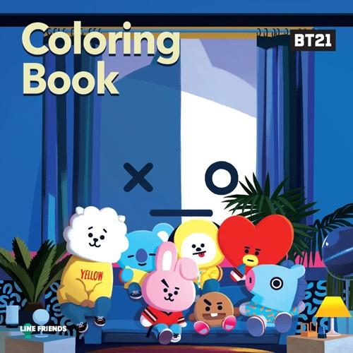 韓国語 ぬりえ本 『BT21 カラーリングブック』BT21 BTS &amp; 防弾少年団