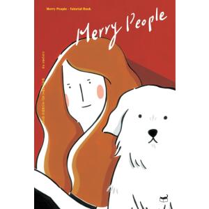 韓国語 ぬりえ 『Merry People - 塗ると作品になるアクリル絵具のカラーリングブック』 ...