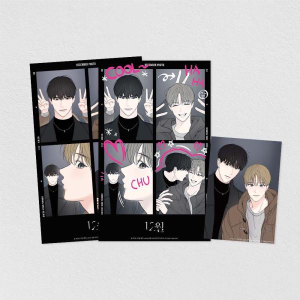 韓国 コミック グッズ『ディセンバー〜逃げ出したあの日に出会った君〜 4カットフォト（韓国プリクラ）...