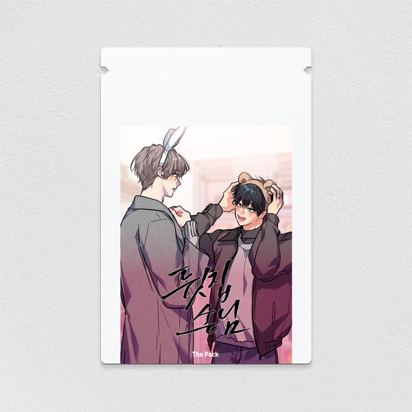 韓国 コミック グッズ『裏隣の家の客人 The Pack フォトカード 4枚入り（24種類からランダ...