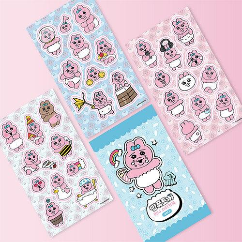韓国語 ステッカーブック『おぱんちゅうさぎ ミニ ステッカーブック vol.1』