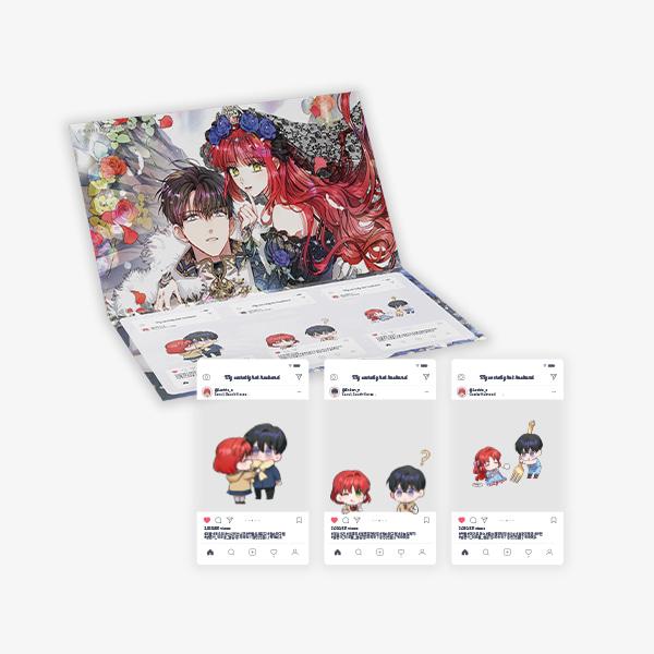 韓国 コミック グッズ『旦那が美貌を隠す訳  透明フォトカード セット（3種）』公式グッズ