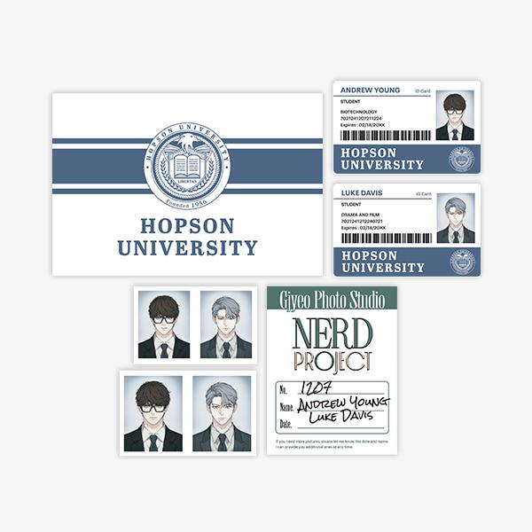 韓国 コミック グッズ『ナードプロジェクト 学生証/証明写真SET』公式グッズ
