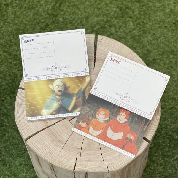 韓国 コミック グッズ『ダンジョン飯 アニメ 名場面 はがきブック（2種類から一つ選択）』公式グッズ