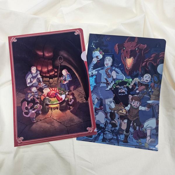 韓国 コミック グッズ『ダンジョン飯 ビジュアル イラスト Lホルダー（5種類から一つ選択）』公式グ...