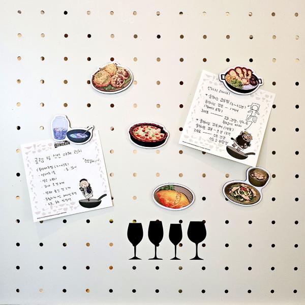 韓国 コミック グッズ『ダンジョン飯 魔物食 マグネット（6種類から一つ選択）』公式グッズ