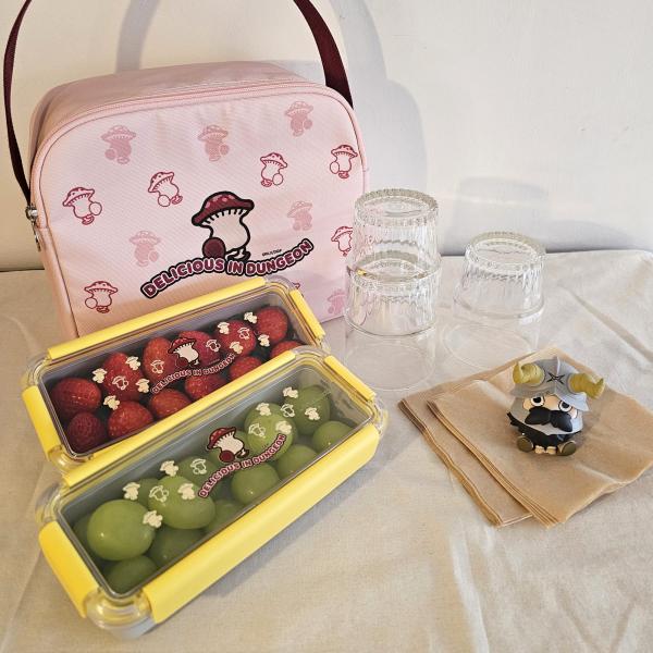 韓国 コミック グッズ『ダンジョン飯 お弁当セット（2種類から一つ選択）』公式グッズ
