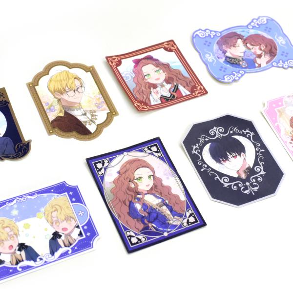 韓国 コミック グッズ『今世は当主になります リムーバブルステッカー 8種セット』公式グッズ