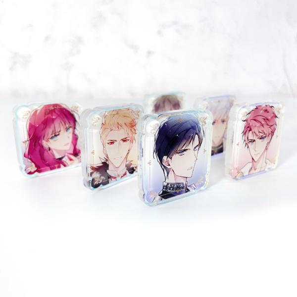 コミック グッズ『悪役のエンディングは死のみ アクリルマグネット（6種類から一つ選択）』公式グッズ