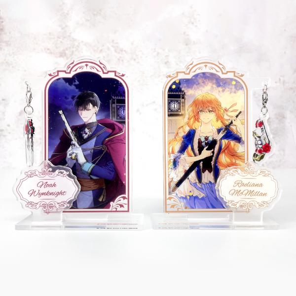 コミック グッズ『彼女が公爵邸に行った理由 アクリル ぶら下がり チャーム スタンド（2種類から一つ...