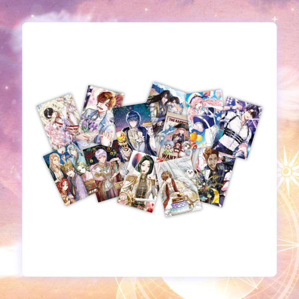 韓国 コミック グッズ『サブ主人公ですが、役割放棄します 両面イラストはがきSET』公式グッズ