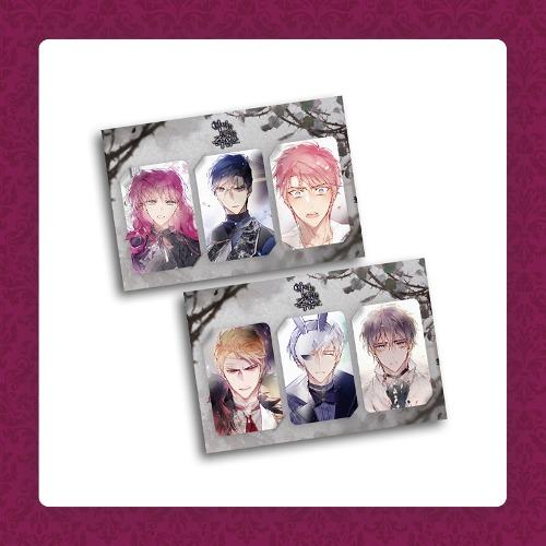 韓国 コミック グッズ『悪役のエンディングは死のみ レンチキュラーフォトカードセット（2種類から1つ...