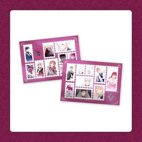 韓国 コミック グッズ『悪役のエンディングは死のみ 切手ステッカーセット』公式グッズ