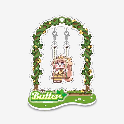 韓国 ゲーム グッズ『ザ・トリッカル ぶらぶら アクリルスタンド バター』公式グッズ