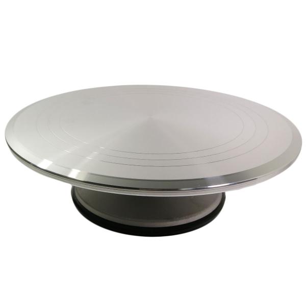 軽くて長持ち プロ仕様 アルミ製 ターンテーブル 回転台 直径31cm TNT-2 ナッペ台 ケーキ...