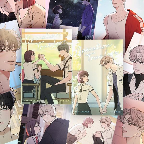 韓国 コミック グッズ『作戦名は純情 はがきブック（2種類から一つ選択）』公式グッズ