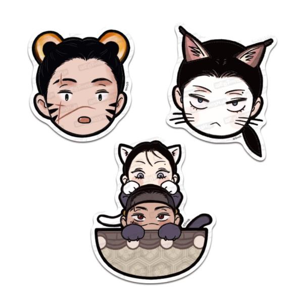 韓国 コミック グッズ『雪辱の花 ステッカー No.2 動物セット』公式グッズ（剣と花/刀と花）