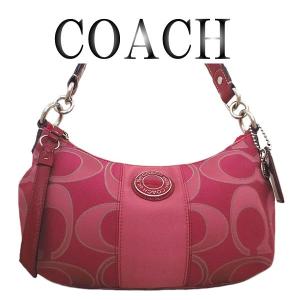 超美品　COACH　コーチ　シグネチャー　2WAY　ショルダーバッグ｜niziya