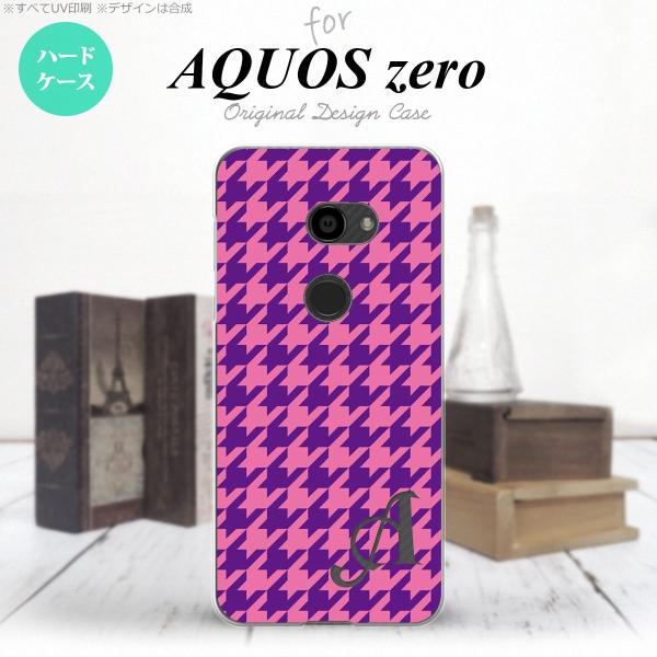 AQUOS zero アクオス ゼロ 801SH スマホケース カバー ハードケース 千鳥柄(大) ...