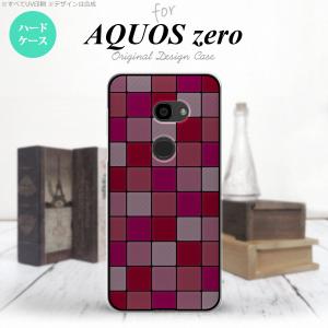 AQUOS zero アクオス ゼロ 801SH 専用 スマホケース カバー ハードケース スクエア ピンク nk-801sh-sg08｜nk115