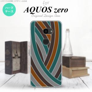 AQUOS zero アクオス ゼロ 801SH 専用 スマホケース カバー ハードケース 帯 グリーンブラウン nk-801sh-sg19｜nk115