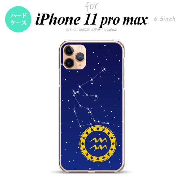 iPhone11pro max ケース ハードケース 星座 みずがめ座 nk-i11pm-852