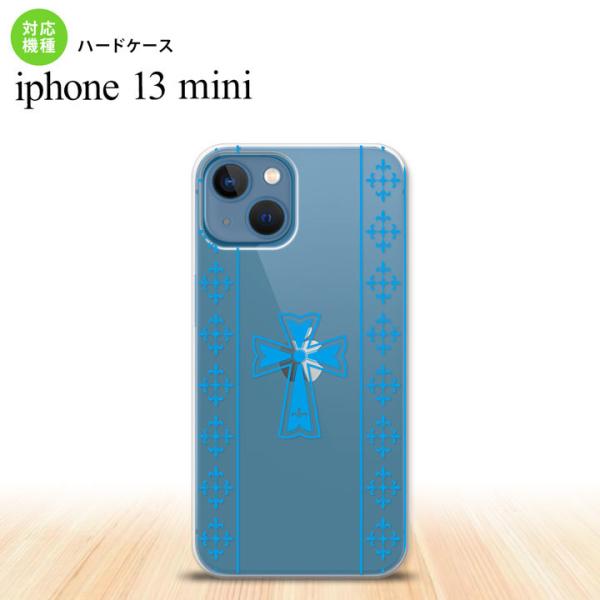 iPhone13mini iPhone13 mini ケース ハードケース ゴシック クリア 水色 ...