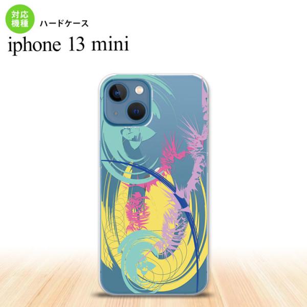 iPhone13mini iPhone13 mini ケース ハードケース アート クリア 黄  n...
