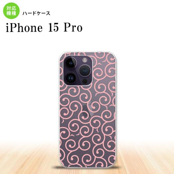 iPhone15 Pro iPhone15 Pro スマホケース 背面ケース ハードケース 唐草 ク...