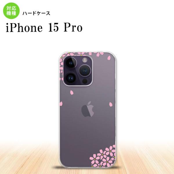 iPhone15 Pro iPhone15 Pro スマホケース ハードケース 桜 ピンク nk-i...